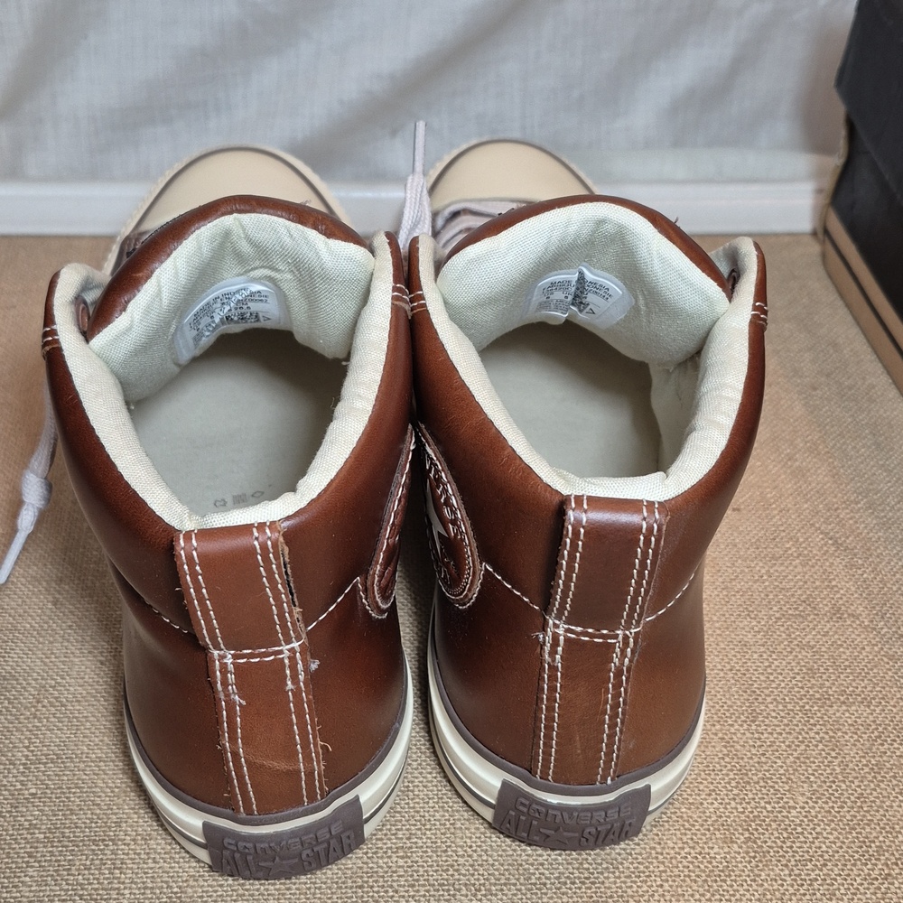 Converse Chuck Taylor All Star Street SLP-Mid•Pinecone•Leather•Men's 8 - Picture 12 of 13